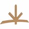Ekena Millwork Alberta Smooth Timber Gable Bracket, Western Red Cedar, 96"W x 44"H x 1 1/2"D x 5 1/2"F, 11/12 Pitch GBW096X44X0206ALB00SWR - alternate 3